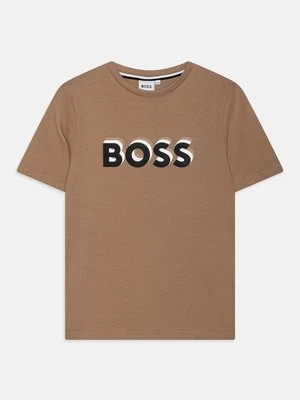 T-shirt z nadrukiem BOSS Kidswear