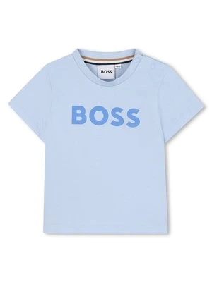 T-shirt z nadrukiem BOSS Kidswear