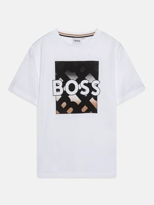 T-shirt z nadrukiem BOSS Kidswear