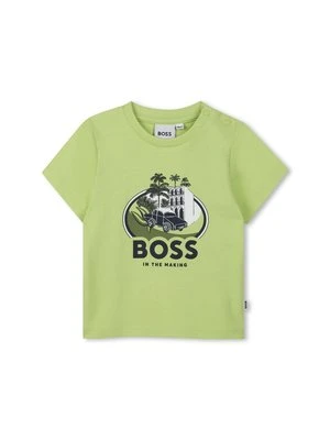 T-shirt z nadrukiem BOSS Kidswear