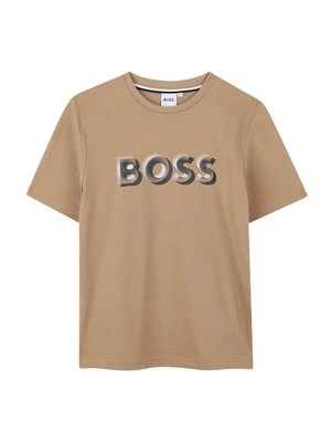 T-shirt z nadrukiem BOSS Kidswear