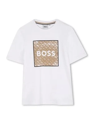 T-shirt z nadrukiem BOSS Kidswear
