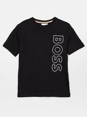 T-shirt z nadrukiem BOSS Kidswear