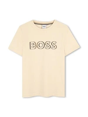 T-shirt z nadrukiem BOSS Kidswear