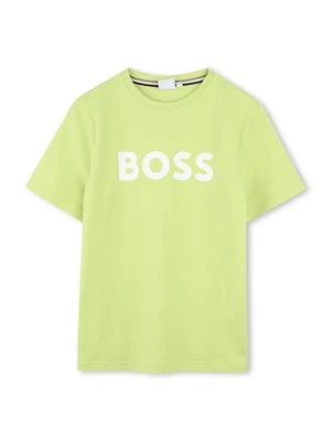 T-shirt z nadrukiem BOSS Kidswear
