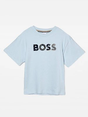 T-shirt z nadrukiem BOSS Kidswear