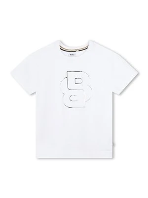T-shirt z nadrukiem BOSS Kidswear