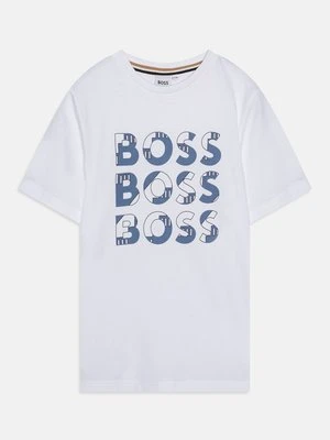 T-shirt z nadrukiem BOSS Kidswear