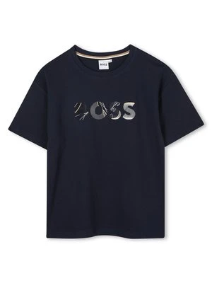 T-shirt z nadrukiem BOSS Kidswear