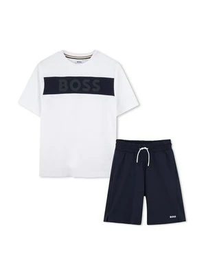 T-shirt z nadrukiem BOSS Kidswear