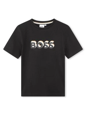 T-shirt z nadrukiem BOSS Kidswear