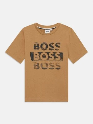 T-shirt z nadrukiem BOSS Kidswear