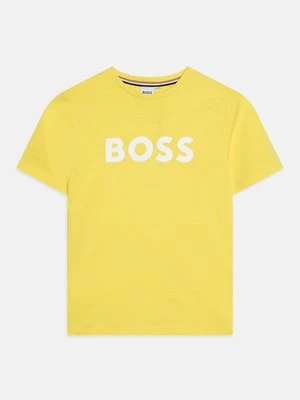 T-shirt z nadrukiem BOSS Kidswear