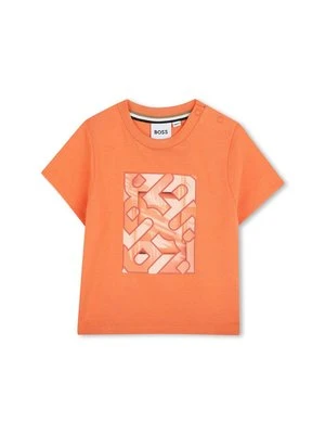 T-shirt z nadrukiem BOSS Kidswear
