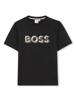 T-shirt z nadrukiem BOSS Kidswear
