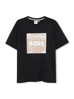 T-shirt z nadrukiem BOSS Kidswear