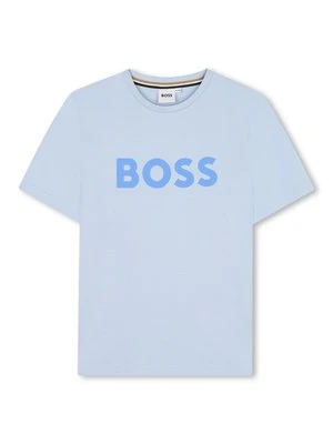 T-shirt z nadrukiem BOSS Kidswear