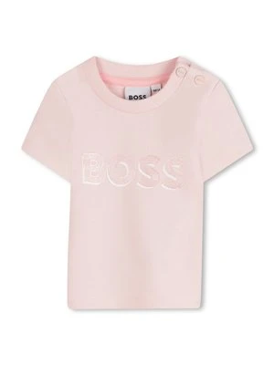 T-shirt z nadrukiem BOSS Kidswear