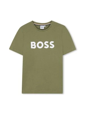 T-shirt z nadrukiem BOSS Kidswear