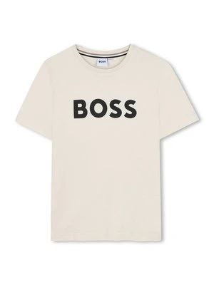T-shirt z nadrukiem BOSS Kidswear