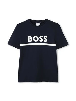 T-shirt z nadrukiem BOSS Kidswear
