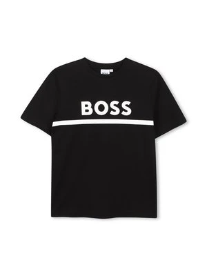 T-shirt z nadrukiem BOSS Kidswear