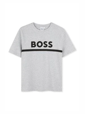 T-shirt z nadrukiem BOSS Kidswear
