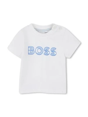T-shirt z nadrukiem BOSS Kidswear