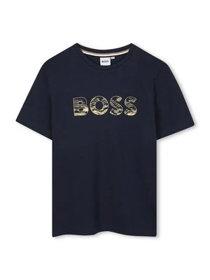 T-shirt z nadrukiem BOSS Kidswear