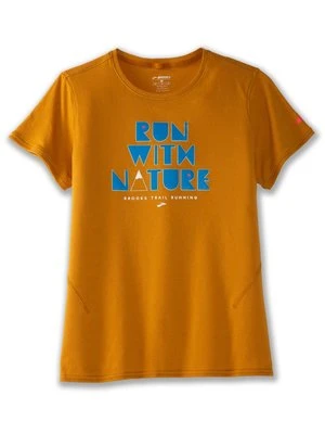 T-shirt z nadrukiem Brooks