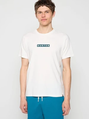 T-shirt z nadrukiem Burton biały