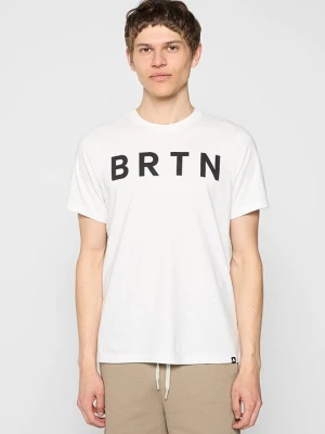 T-shirt z nadrukiem Burton biały