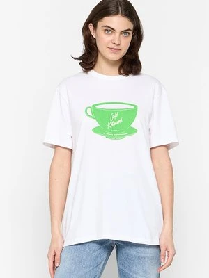 T-shirt z nadrukiem Café Kitsuné