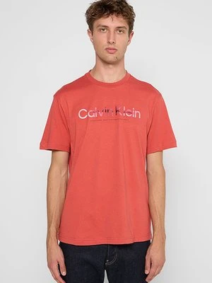 T-shirt z nadrukiem Calvin Klein