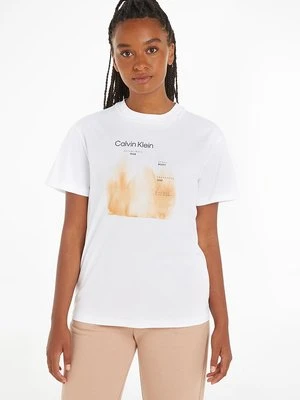 T-shirt z nadrukiem Calvin Klein