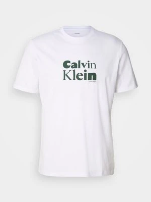 Zdjęcie produktu T-shirt z nadrukiem Calvin Klein biały