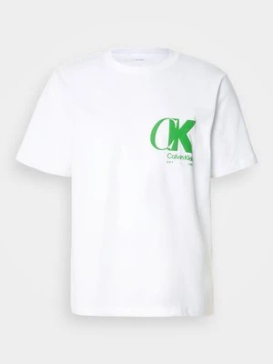 Zdjęcie produktu T-shirt z nadrukiem Calvin Klein biały