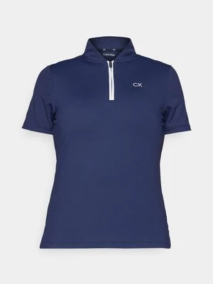 Zdjęcie produktu T-shirt z nadrukiem Calvin Klein błękit królewski