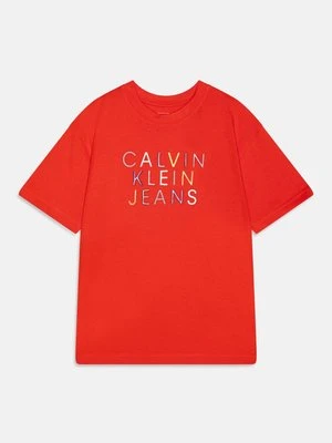 T-shirt z nadrukiem Calvin Klein Jeans