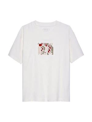T-shirt z nadrukiem Calvin Klein Jeans