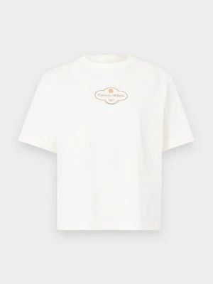 Zdjęcie produktu T-shirt z nadrukiem Calvin Klein Jeans mleczny