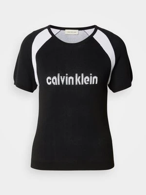 Zdjęcie produktu T-shirt z nadrukiem Calvin Klein Jeans czarny