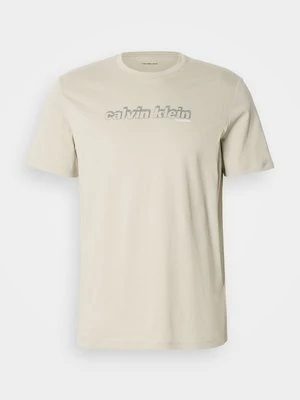 Zdjęcie produktu T-shirt z nadrukiem Calvin Klein Jeans szary
