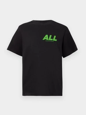 Zdjęcie produktu T-shirt z nadrukiem Calvin Klein Jeans czarny