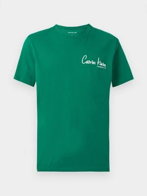 Zdjęcie produktu T-shirt z nadrukiem Calvin Klein Jeans zielony