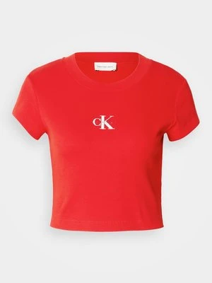 Zdjęcie produktu T-shirt basic Calvin Klein Jeans czerwony