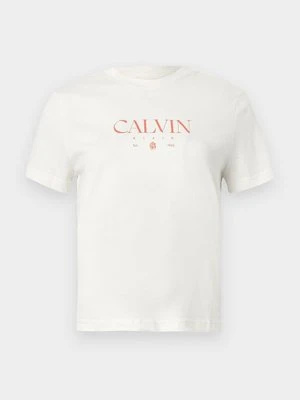 Zdjęcie produktu T-shirt z nadrukiem Calvin Klein Jeans biały
