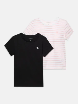 T-shirt z nadrukiem Calvin Klein Jeans biały