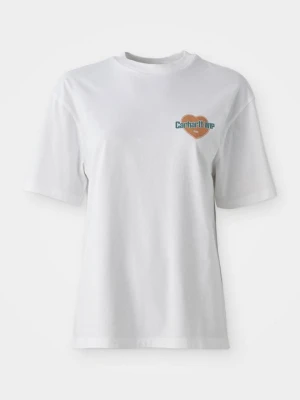 T-shirt z nadrukiem Carhartt WIP biały