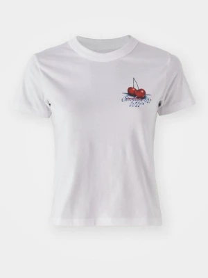 T-shirt z nadrukiem Carhartt WIP biały